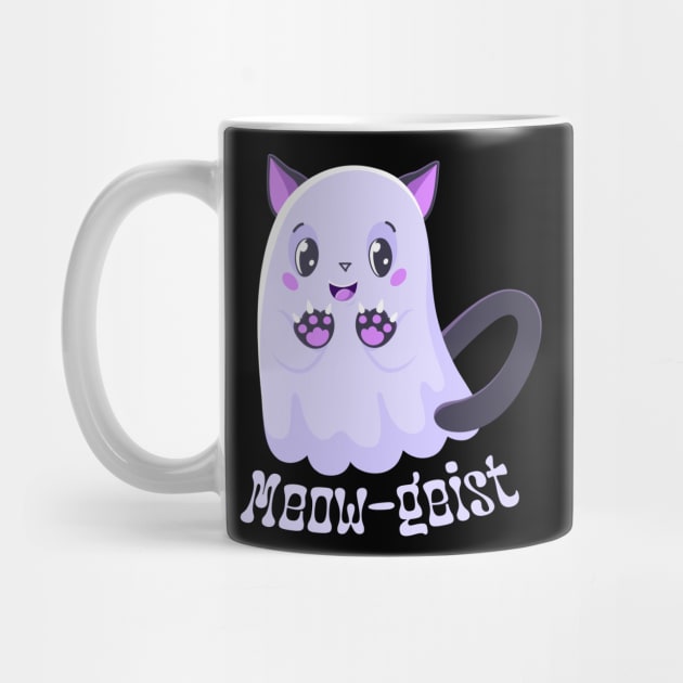 Meow-geist - Adorable Ghost Cat for Pet Lovers by WeAreTheWorld